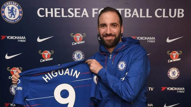 Officiel : Higuain prêté à Chelsea jusqu'à la fin de la saison