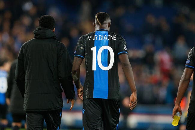Bruges : Diagne viré du groupe après son pénalty manqué face au PSG