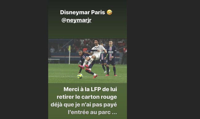 PSG : Adli demande le retrait du carton rouge à Neymar