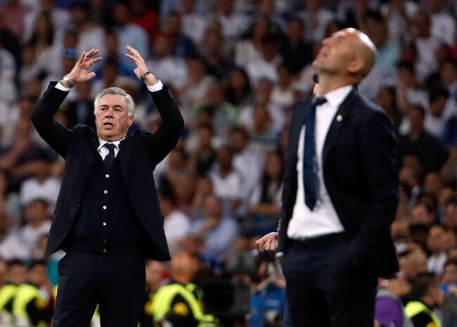 Ancelotti gifle Zidane, Madrid impitoyable
