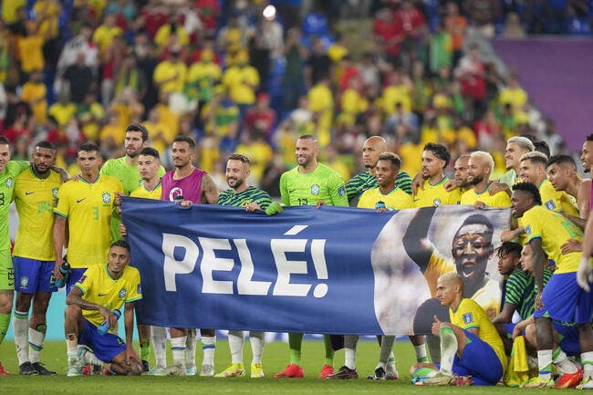 CdM : La Seleçao affiche une banderole pour Pelé