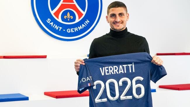 PSG : Verratti prolonge officiellement jusqu'en 2026 !