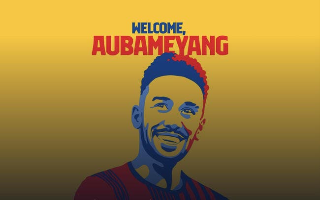 Officiel : Aubameyang signe au Barça et vaut 100ME !