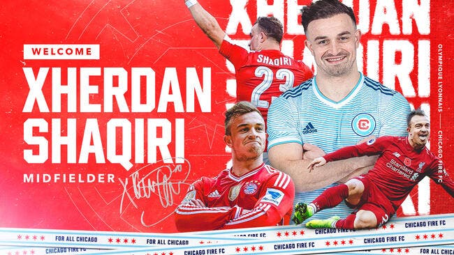 Official: Shaqiri at the Chicago Fire for 7 million euros