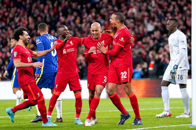 League Cup : Liverpool domine Chelsea au bout du suspense