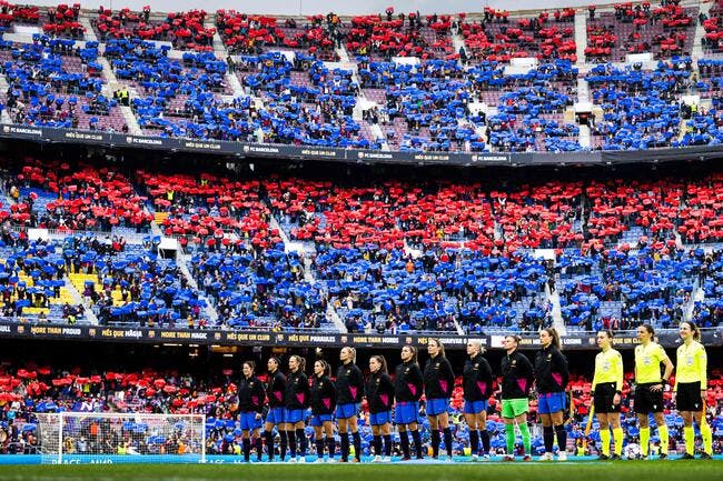 91.553 spectateurs, record mondial pour Barça-Madrid féminin !
