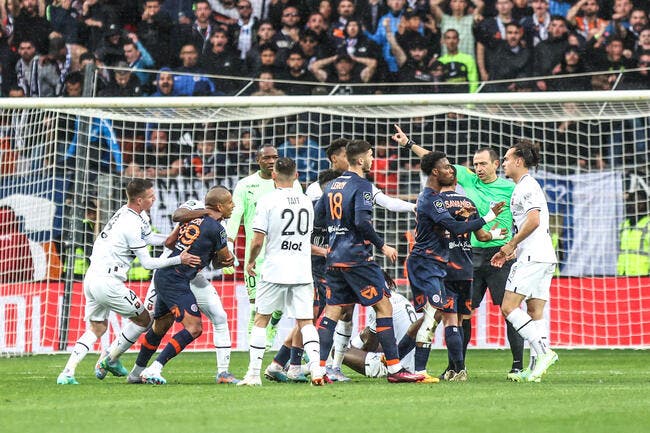 L1 : Montpellier fait tomber Rennes à 10 vs 11