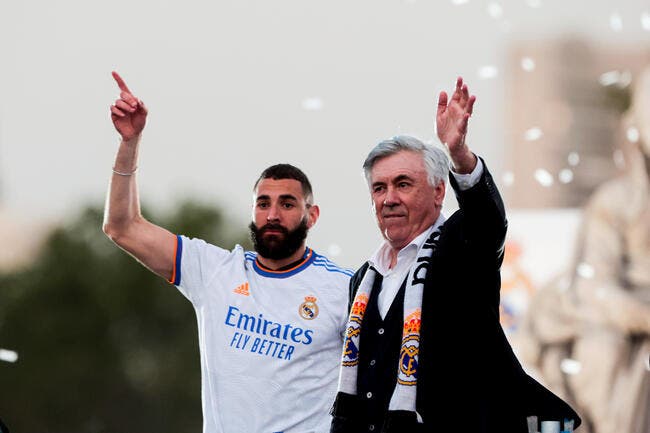 Real Madrid : Ancelotti est à 100 % d’accord avec Benzema