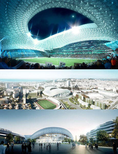 Le futur Stade Vélodrome de Marseille dévoilé !