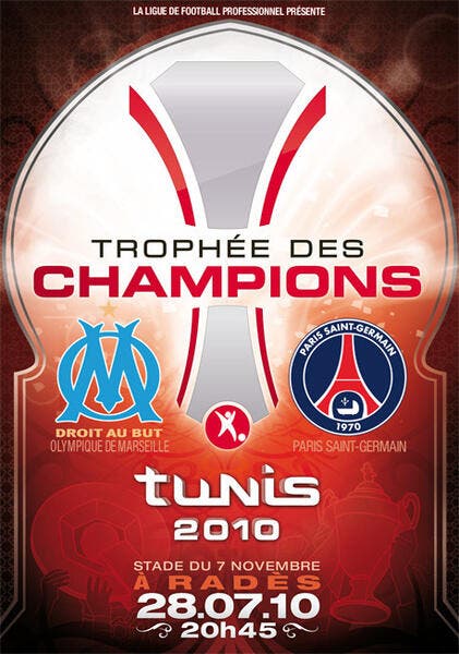 OM-PSG, l'affiche officielle du Trophée des Champions dévoilée