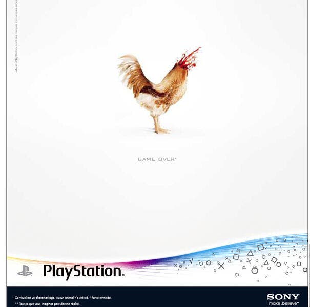 Sony, une pub qui décoiffe...le coq français