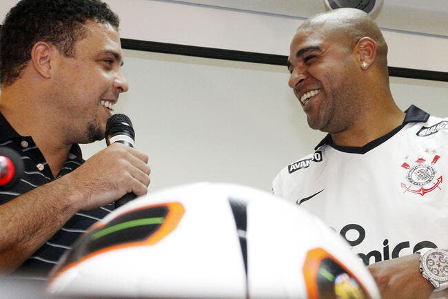 Photo : Adriano et Ronaldo ont failli faire la paire aux Corinthians