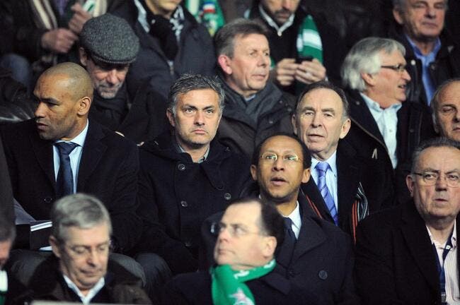 Photo du jour : Mourinho spectateur d'ASSE-OL
