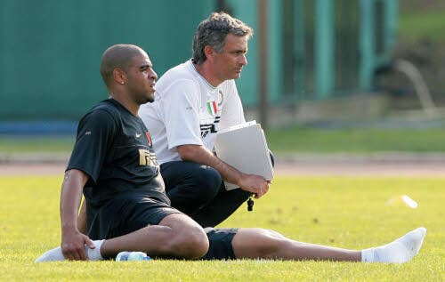 Mourinho triste et inquiet pour Adriano
